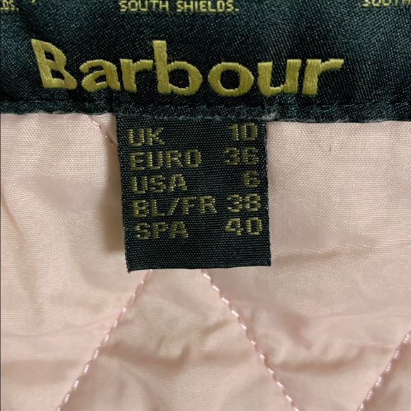 Barbour Summer Liddesdale Quilted Gilet in Carnation Pink VG size 6 - Picture 8 of 8